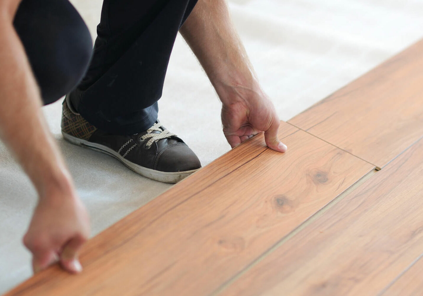 Laminate installation | JCB Interiors