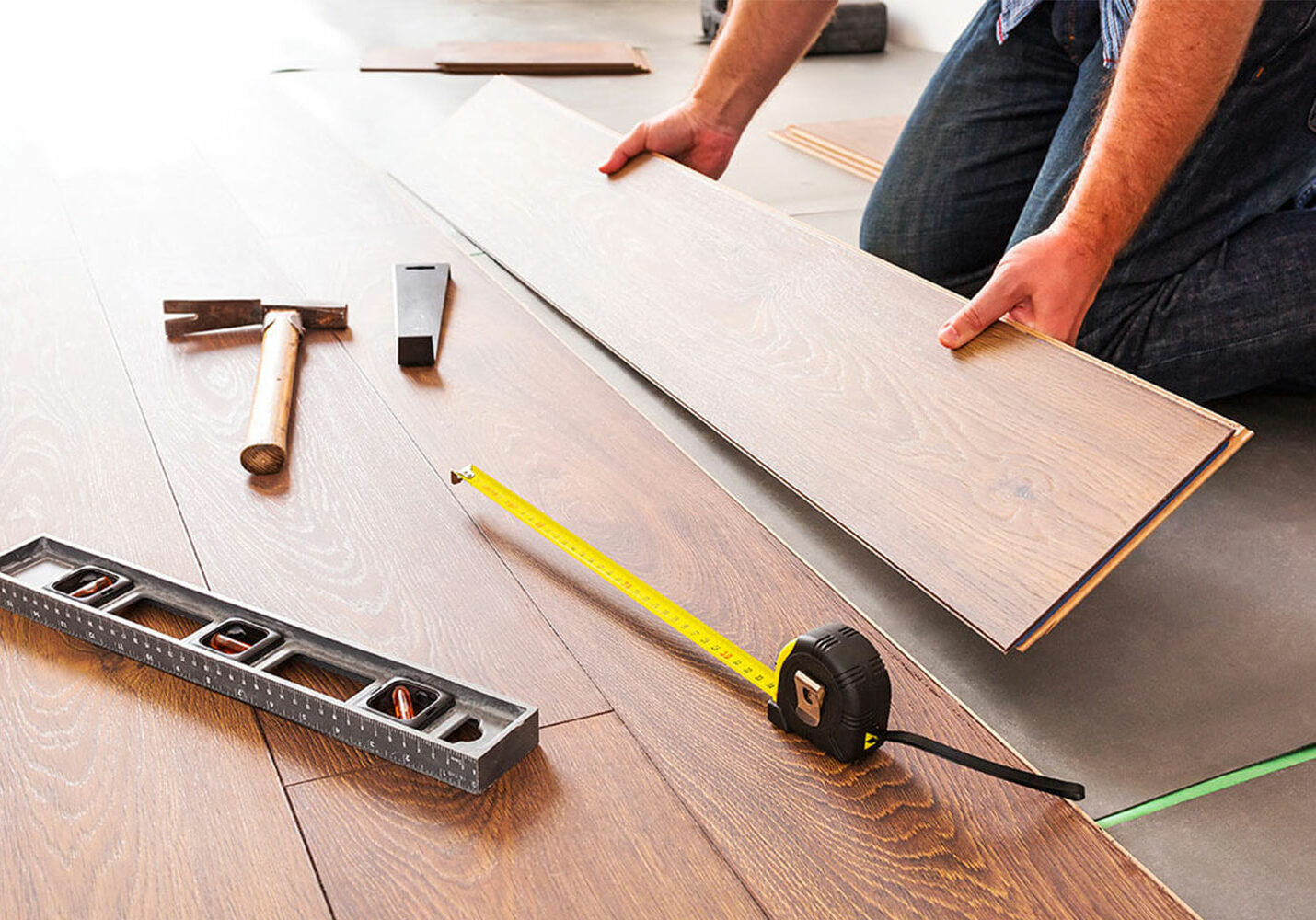 Laminate installation | JCB Interiors